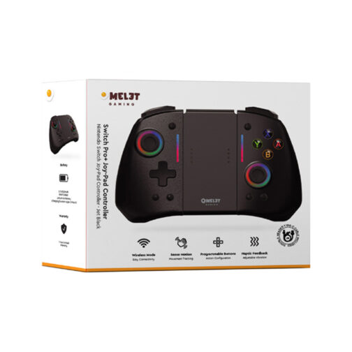 Omelet Gaming Switch Pro+ Joy-Pad Wireless Gaming Controller (Jet Black)