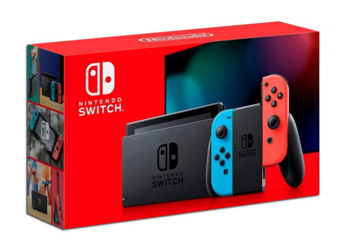 Nintendo Switch Neon Red Neon Blue (V2)