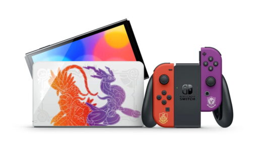 Nintendo Switch (OLED model) Pokémon Scarlet & Violet Edition - Image 2