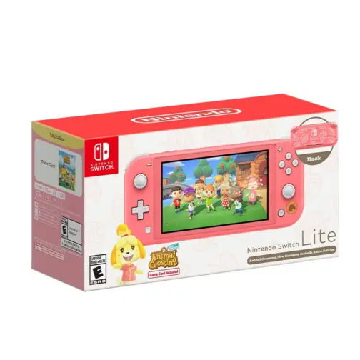 Nintendo Switch Lite - Animal Crossing: New Horizons Isabelle Aloha Edition